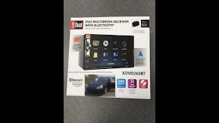 Kia Spectra Touch Screen Stereo xDVD269bt with Backup Camera installed