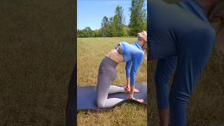 most gentle yoga backbend in the woods