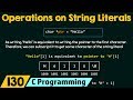 Performing Operations on String Literals
