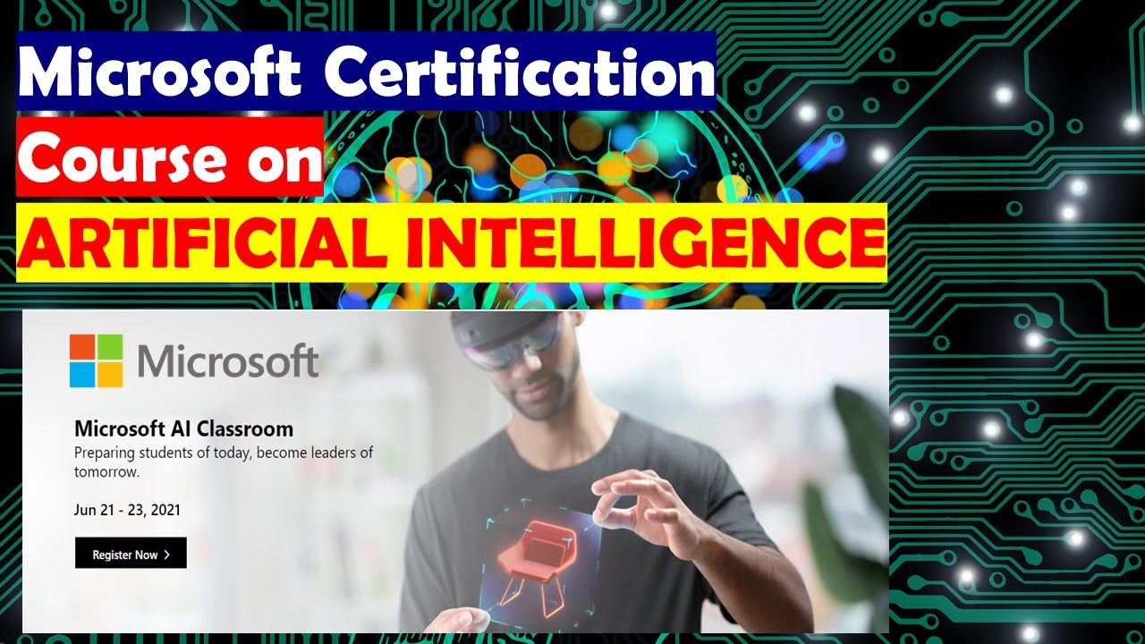 Microsoft Certification Course On Artificial Intelligence Microsoft