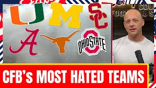 College Football's 5 MOST Hated Teams -  Josh Pate Cut