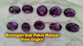 Batu Kecubung Kalimantan Full Kristal, Jual Borongan, Stok Terakhir Yang Cakep