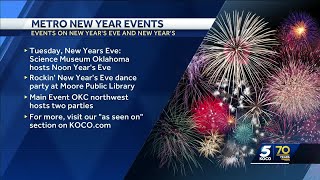 A number of family friendly and date night New Year’s Eve events planned around OKC metro