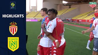 AS MONACO - FC NANTES(2 - 1 ) - Highlights - (AS MONACO - FC NANTES) / 2020/2021