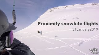 Proximity snowkite flights 31January2019