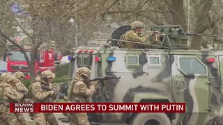 US says Russia closer to invading Ukraine, Biden agrees to meeting
