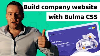 How to build company website with Bulma CSS