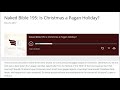 is christmas a pagan holiday