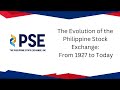 The Evolution of the Philippine Stock Exchange: From 1927 to Today