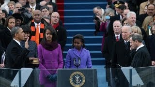 Barack Obama Takes Oath of Office - Barack Obama's Second Inauguration