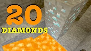 BEST Seed in Minecraft Xbox One 20 DIAMONDS and MORE!