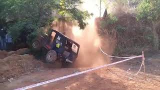 Kerala off road accident 😮🔥 Mahindra Thar off-road racing #keralaoffroad  #MahindraThar #offroad