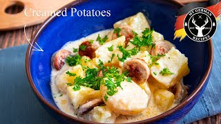 Creamed Potatoes - North German Style, easy \u0026 very delicious ✪ MyGerman.Recipes