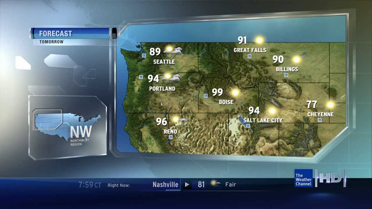 The Weather Channel - Local On The 8s National Forecast (HD) - YouTube