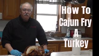 Cajun Fried Turkey in the Charbroil Big Easy Turkey Fryer