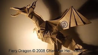 Origami Fiery Dragon 摺紙噴火龍 ( Kade Chan )