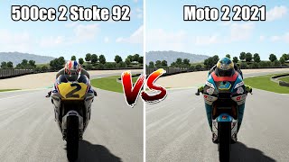 Can Moto 2 Bike Beat 500cc 2 Stroke 1992 Honda NSR ? || Moto 2 Vs 500cc 2 Stroke GP Bike || Drag ||