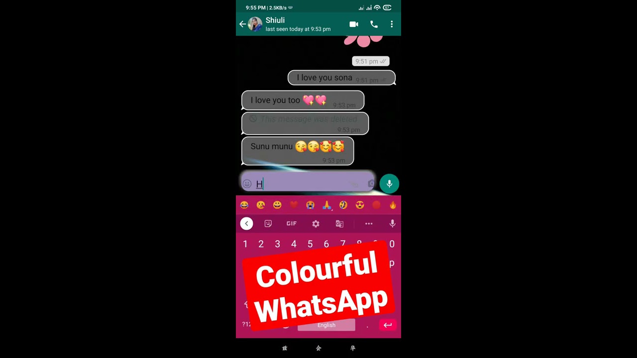 WhatsApp ko colourful Kaise banayevery beautiful colourful WhatsApp #shorts