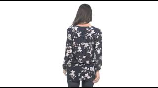 Lucky Brand Sara Cherry Blossom Top SKU:#8127669