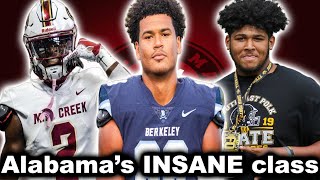Alabama Football: Nick Saban & the Crimson Tide have an INSANE recruiting class! Bama has 9 5⭐'s?!?