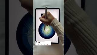 How to draw (iris) an Eye in procreate #procreatetutorial #digitalart