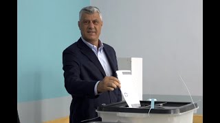 Voton presidenti Hashim Thaçi (Drejtpërdrejt)