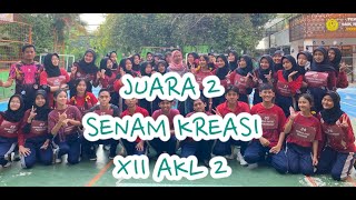 Juara 2 Senam Kreasi Ujian Praktik PJOK Kelas XII AKL 2