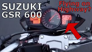 Suzuki GSR 600 (72 kW) | Ride POV | Wild Acceleration \u0026 Flying on Highway?