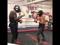 chris eubank jr s dad tells him to stop during brutal sparring session