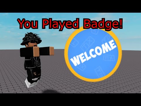 How To Make A You Played Badge On Roblox!!! (2023) - YouTube