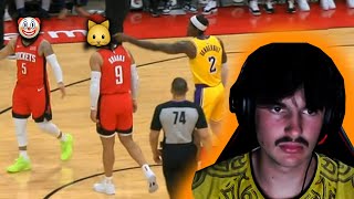 DILLON BRICKS HAD ME HEATED | C2 Reacts to Los Angeles Lakers vs Houston Rockets | January 29, 2024