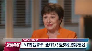 IMF總裁指2023年更艱苦 全球1／3經濟體恐將衰退｜20230107 全球現場深度週報