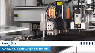 HOW TO USE UA-612K Six Side Drilling Machine | United Asia