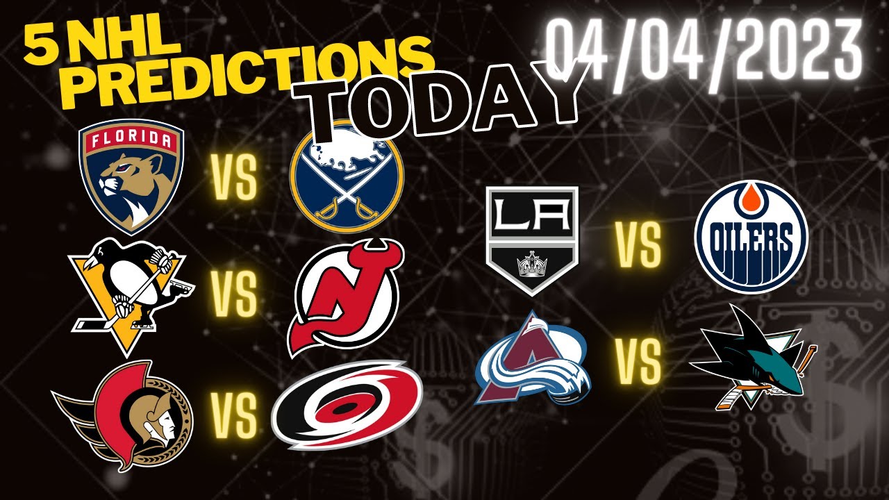 5 FREE NHL Picks Today 4/04/23 NHL Picks And Predictions NHL Picks ...