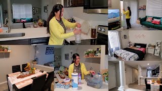 home tour| Indian family life in America 🇺🇸 | shopping vlog| 1bhk apartments tour in America