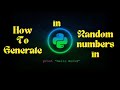 How To Generate Random Numbers In Python Program Using The Randint() Function