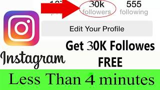 Get Free Instagram Followers Less Than 4 Minutes For New 2018 | ANWAR A.SHAIKH |