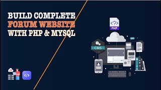Step by Step a Complete Forum Website with PHP & MySQL (2025) — Full Admin Panel + User System