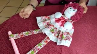 Muñeca porta servilletas paso a paso | manualidades | diy