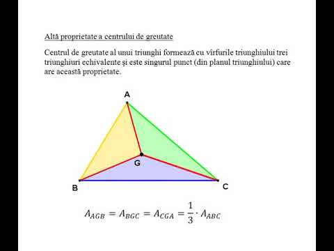 Mediana (I) - Linii Importante In Triunghi - Matematica - Geometrie ...