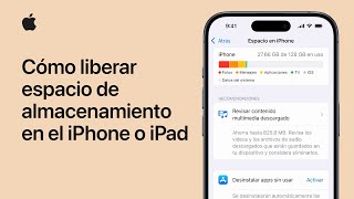 Cómo liberar espacio de almacenamiento en el iPhone o iPad | Soporte técnico de Apple