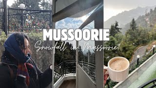 Mussoorie vlog 🏔️ Snow in Mussoorie? 🌨️Hotel Mussoorie Gateway❄️ #mussoorie #uttarakhand #travelvlog