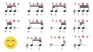 Common 16th Note Rhythms - 11 Easy Sight Reading Exercises To MASTER Them 🎵👌