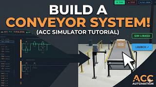 PLC Programming Tutorial: Build a Conveyor System (ACC Simulator)!