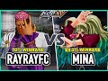 KOF XV 🔥 RayRayFc (Rugal/Goenitz/Ryo) vs Mina (Sylvie/Iori/B.Jenet)