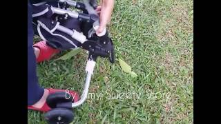 Unfolding and Folding Quicksmart Stroller