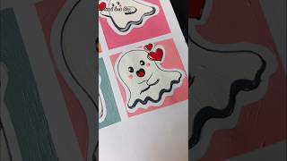 Our Cute Ghost 👻||#art #ghost #cute #love #shortsfeed #shorts #viralshorts #diy #valentinesday