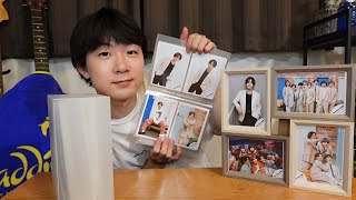 【写真収納】野晒しだったジャニショで買った公式写真をフォトフレームとアルバムに収納した