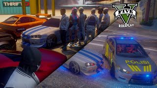 HOT PURSUIT PENCURIAN MOBIL SPORT !! GTA V ROLEPLAY