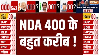 Election Result Breaking News LIVE:NDA 400 के बहुत करीब ! BJP | NDA | PM Modi